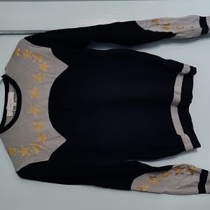 Chee-Cho dark navy comfy long sleeve top